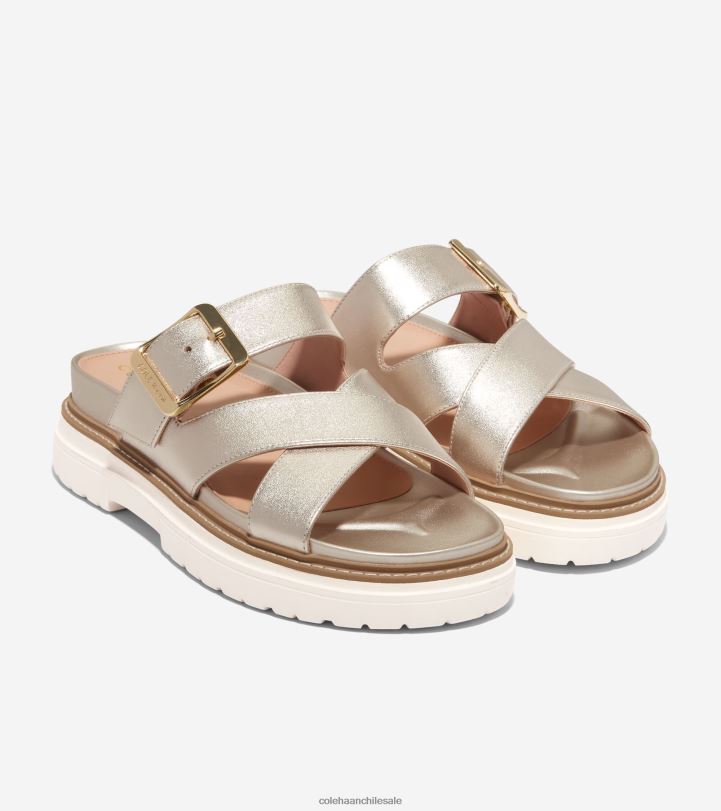 Cole Haan sandalia tipo chanclas fraya oro suave B8D8B3 mujer calzado