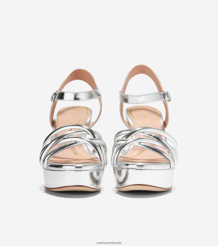 Cole Haan sandalias con plataforma grove espejo de plata B8D8B158 mujer calzado