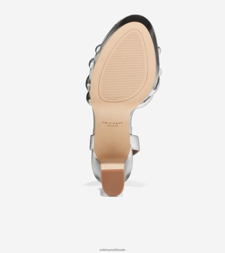 Cole Haan sandalias con plataforma grove espejo de plata B8D8B158 mujer calzado