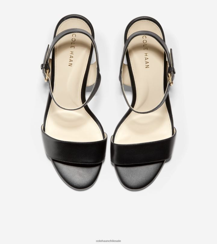 Cole Haan sandalias josie con tacón en bloque cuero negro B8D8B76 mujer calzado