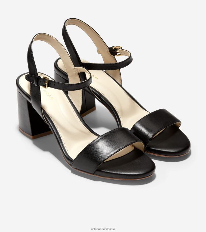 Cole Haan sandalias josie con tacón en bloque cuero negro B8D8B76 mujer calzado