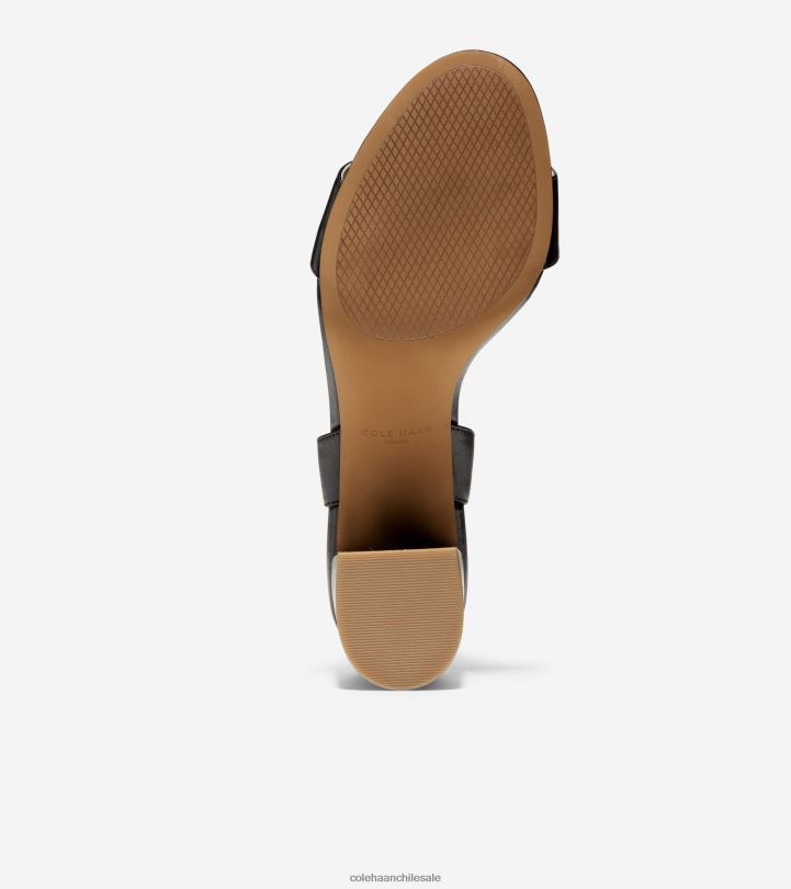 Cole Haan sandalias josie con tacón en bloque cuero negro B8D8B76 mujer calzado