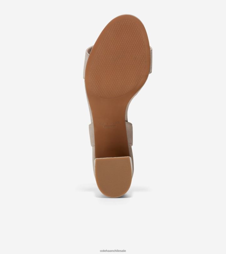 Cole Haan sandalias josie con tacón en bloque gamuza de mortero B8D8B77 mujer calzado