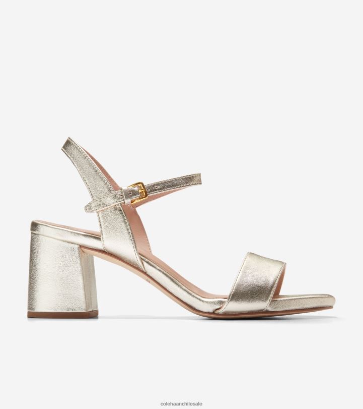 Cole Haan sandalias josie con tacón en bloque oro B8D8B74 mujer calzado
