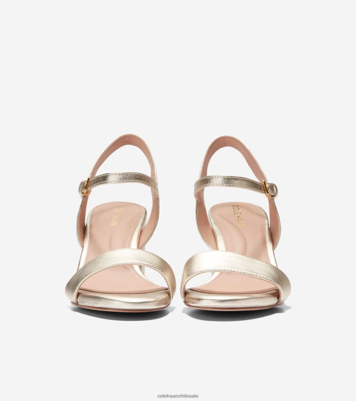 Cole Haan sandalias josie con tacón en bloque oro B8D8B74 mujer calzado