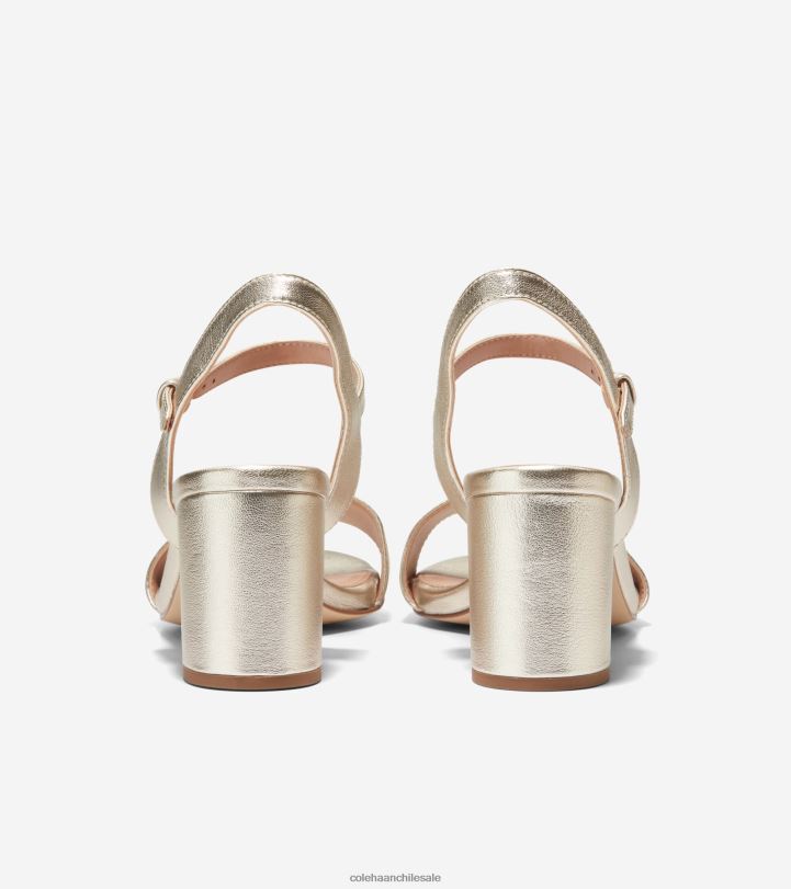 Cole Haan sandalias josie con tacón en bloque oro B8D8B74 mujer calzado
