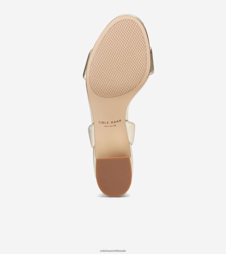 Cole Haan sandalias josie con tacón en bloque oro B8D8B74 mujer calzado