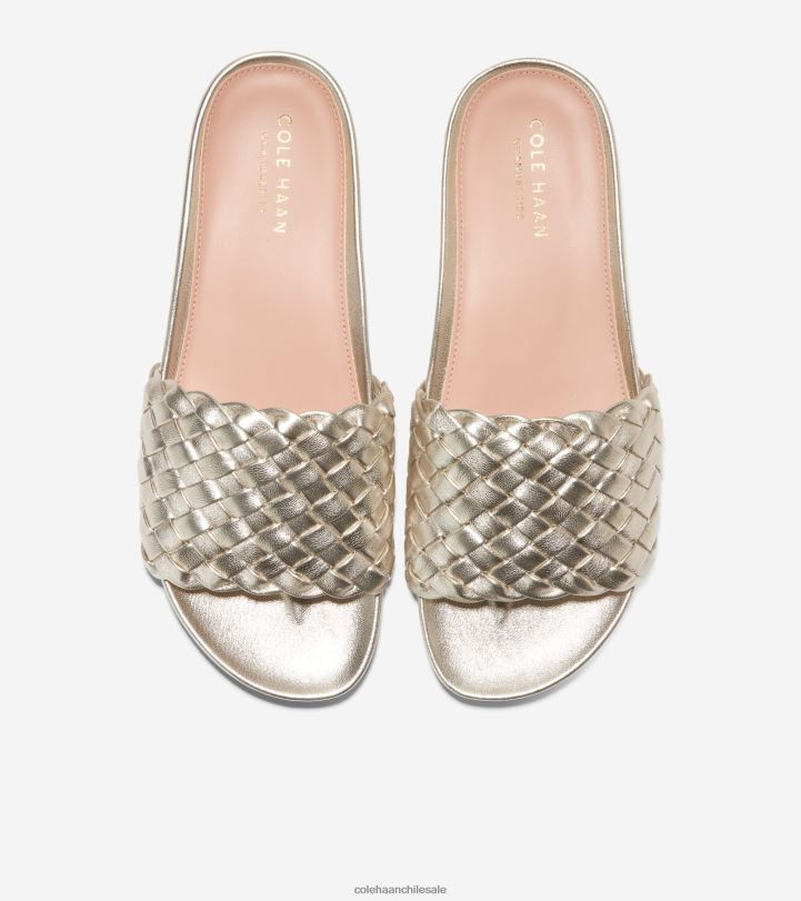 Cole Haan sandalias mojave cuero dorado suave B8D8B48 mujer calzado