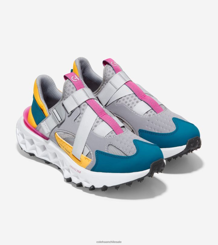 Cole Haan 5. Zapato para correr con correa de monje zerogrand aguanieve-marroquí azul-rosa violeta-blanco B8D8B248 mujer calzado