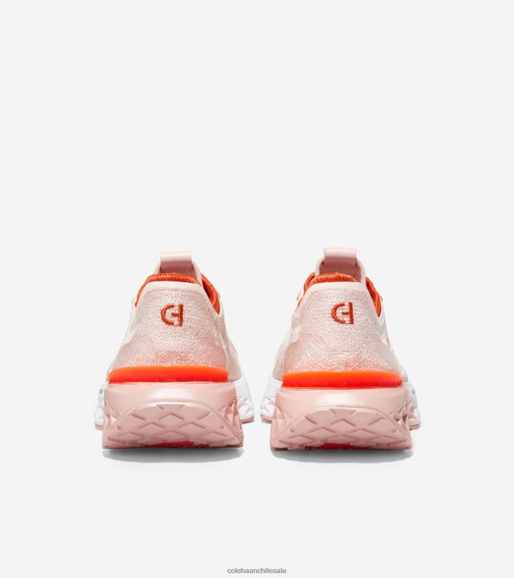 Cole Haan 5.Zerogrand Zapatilla para correr con puntada bordada peonía plateada-rosa humo-naranja escarlata B8D8B241 mujer calzado