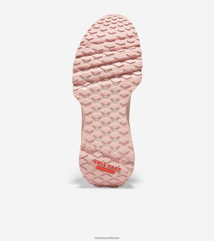 Cole Haan 5.Zerogrand Zapatilla para correr con puntada bordada peonía plateada-rosa humo-naranja escarlata B8D8B241 mujer calzado