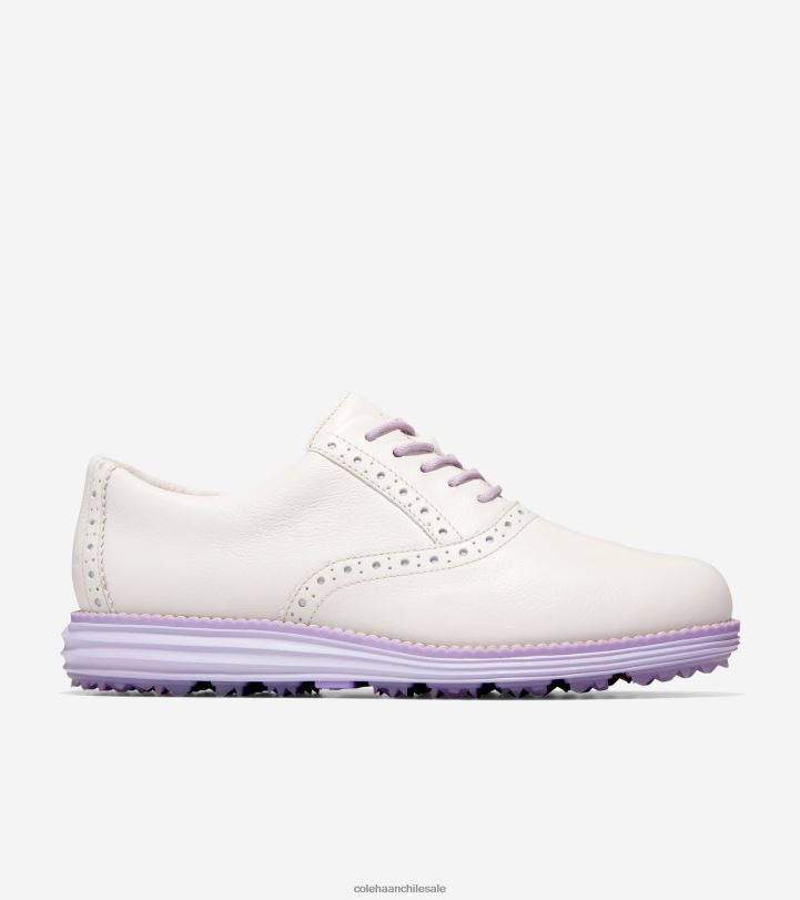 Cole Haan Zapato de golf original Grand Shortwing Pétalo de abedul plateado-lavanda-orquídea B8D8B211 mujer calzado