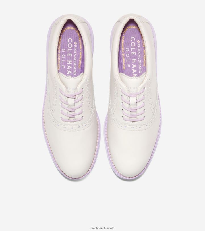Cole Haan Zapato de golf original Grand Shortwing Pétalo de abedul plateado-lavanda-orquídea B8D8B211 mujer calzado