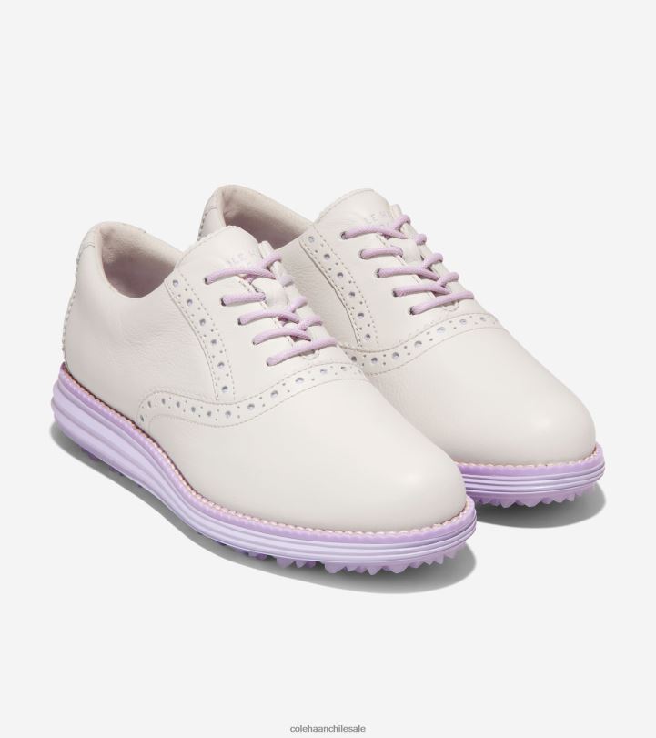 Cole Haan Zapato de golf original Grand Shortwing Pétalo de abedul plateado-lavanda-orquídea B8D8B211 mujer calzado