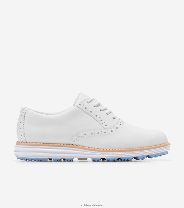 Cole Haan Zapato de golf original Grand Shortwing blanco-azul-campana óptica B8D8B212 mujer calzado