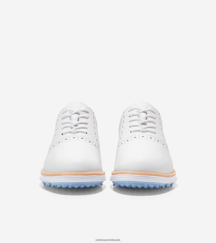 Cole Haan Zapato de golf original Grand Shortwing blanco-azul-campana óptica B8D8B212 mujer calzado