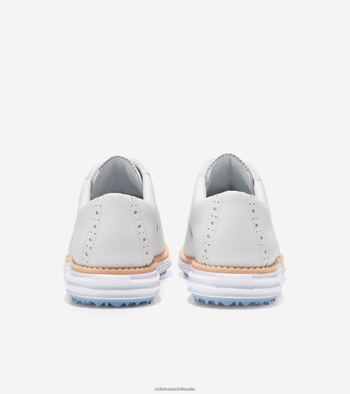 Cole Haan Zapato de golf original Grand Shortwing blanco-azul-campana óptica B8D8B212 mujer calzado