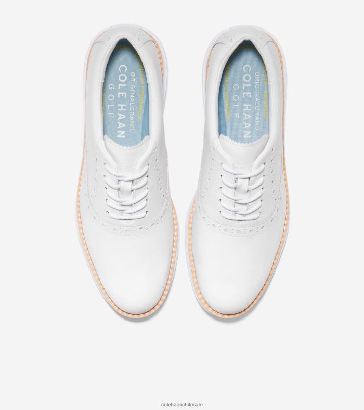 Cole Haan Zapato de golf original Grand Shortwing blanco-azul-campana óptica B8D8B212 mujer calzado