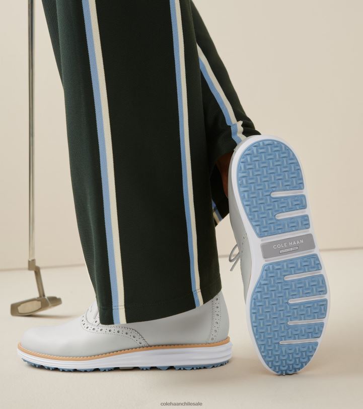 Cole Haan Zapato de golf original Grand Shortwing blanco-azul-campana óptica B8D8B212 mujer calzado