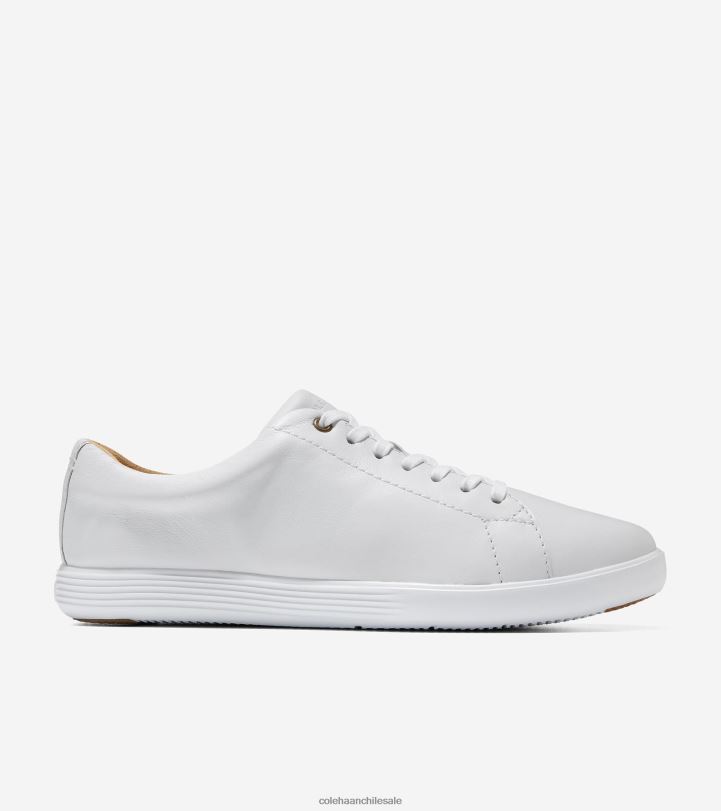 Cole Haan gran zapatilla cruzada cuero blanco óptico B8D8B89 mujer calzado