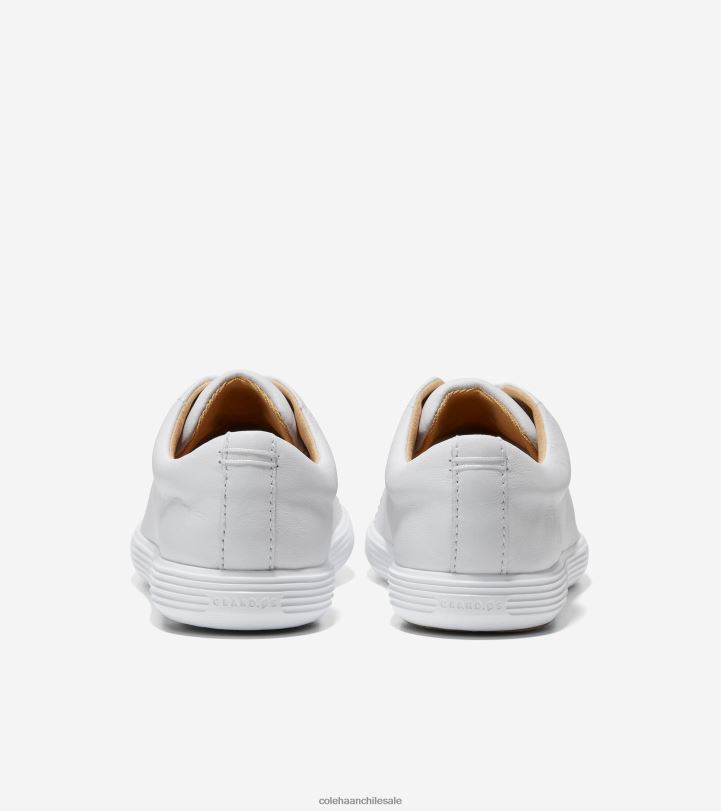 Cole Haan gran zapatilla cruzada cuero blanco óptico B8D8B89 mujer calzado