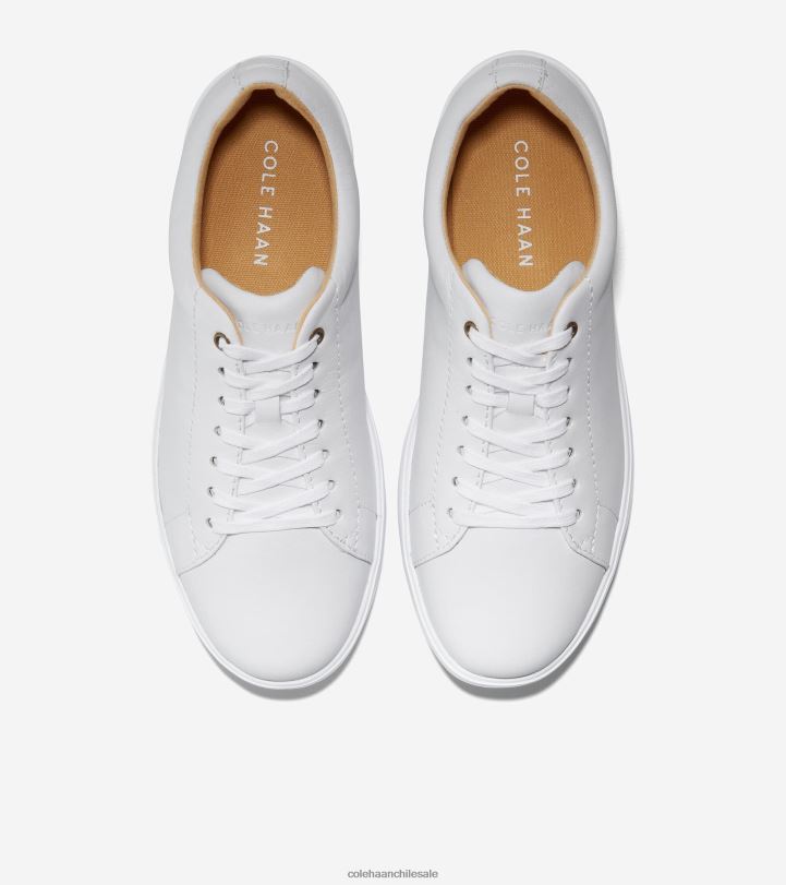 Cole Haan gran zapatilla cruzada cuero blanco óptico B8D8B89 mujer calzado