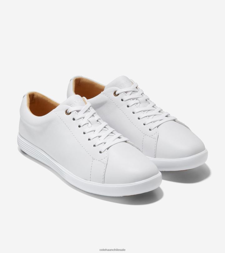 Cole Haan gran zapatilla cruzada cuero blanco óptico B8D8B89 mujer calzado
