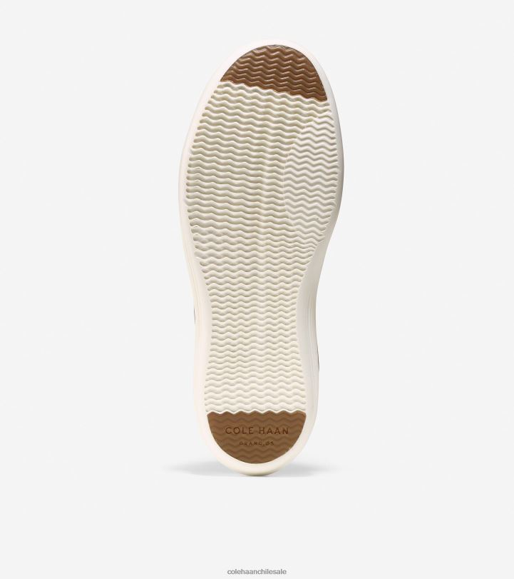 Cole Haan gran zapatilla cruzada cuero negro-blanco B8D8B90 mujer calzado