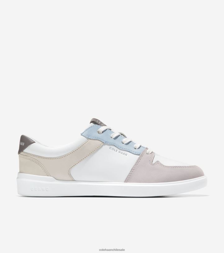 Cole Haan gran zapatilla de tenis crosscourt blanco óptico-plata abedul-azul-morado B8D8B206 mujer calzado