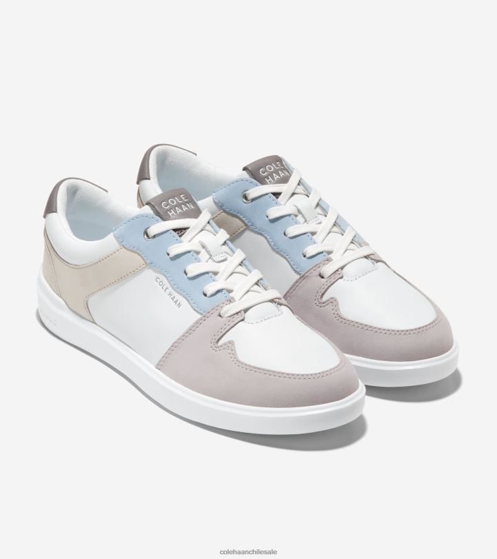 Cole Haan gran zapatilla de tenis crosscourt blanco óptico-plata abedul-azul-morado B8D8B206 mujer calzado