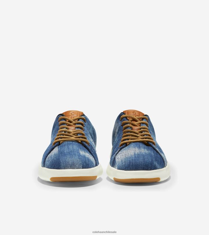 Cole Haan tenis grandpro estampado añil textil-mezquite cuero-marfil B8D8B148 mujer calzado