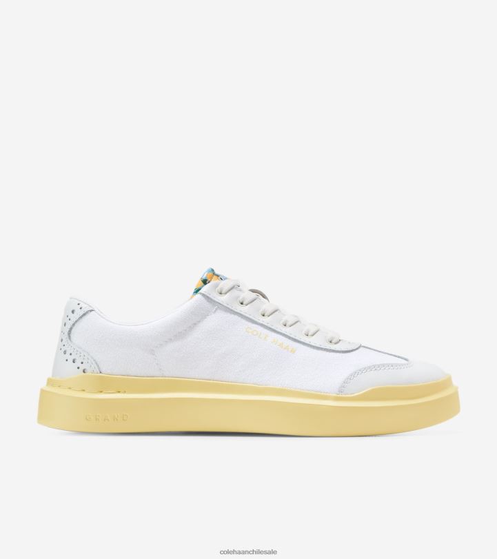 Cole Haan tenis grandpro rally de lona blanco óptico-limón B8D8B39 mujer calzado