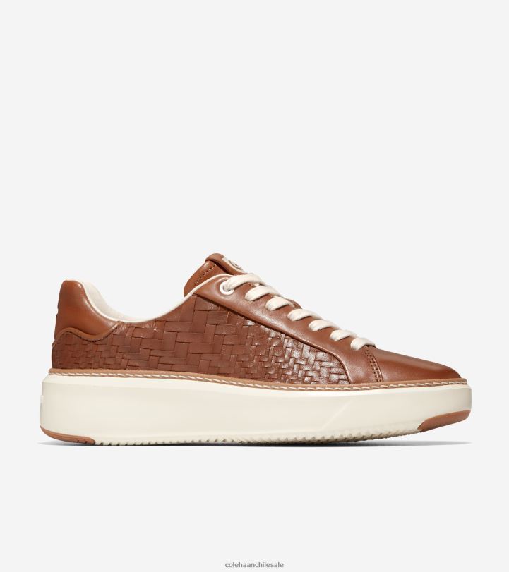 Cole Haan tenis grandpro topspin pecan-blanco óptico tejido B8D8B25 mujer calzado