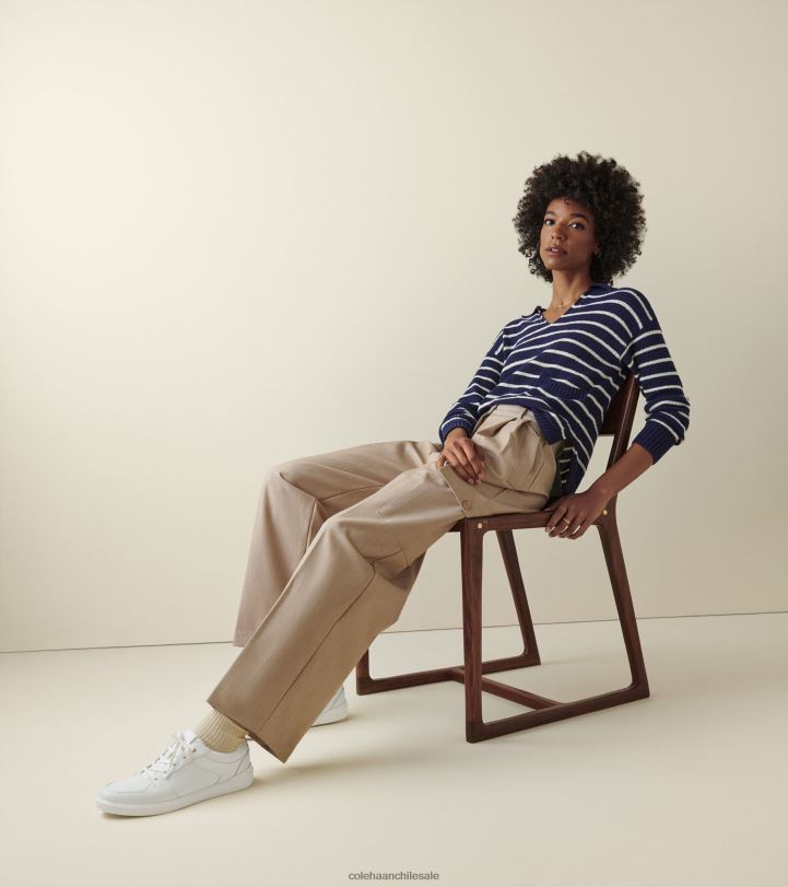 Cole Haan zapatilla de tenis moderna grand crosscourt blanco-argento B8D8B208 mujer calzado