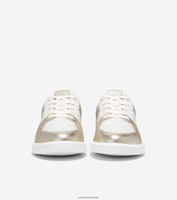 Cole Haan zapatilla de tenis moderna grand crosscourt metalizado oro blanco óptico B8D8B205 mujer calzado