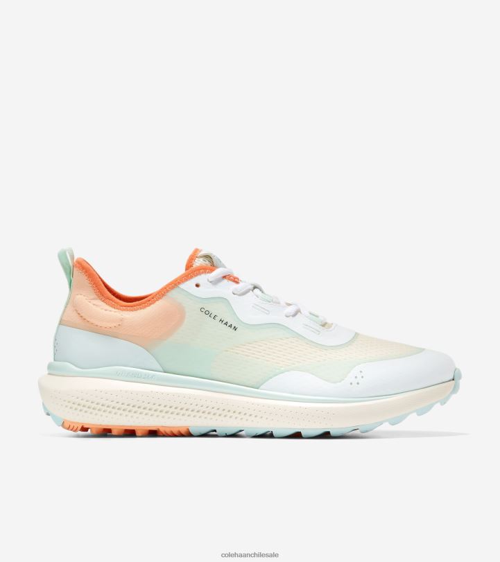 Cole Haan zapato de golf de calle zerogrand marfil-óptico blanco-azul cristal-melocotón B8D8B119 mujer calzado