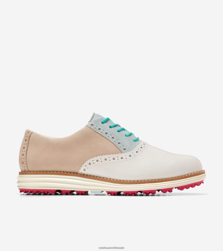 Cole Haan zapato de golf oxford de ala corta originalgrand cristal-marfil azul sésamo B8D8B213 mujer calzado