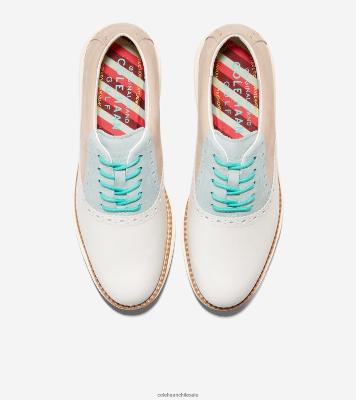 Cole Haan zapato de golf oxford de ala corta originalgrand cristal-marfil azul sésamo B8D8B213 mujer calzado