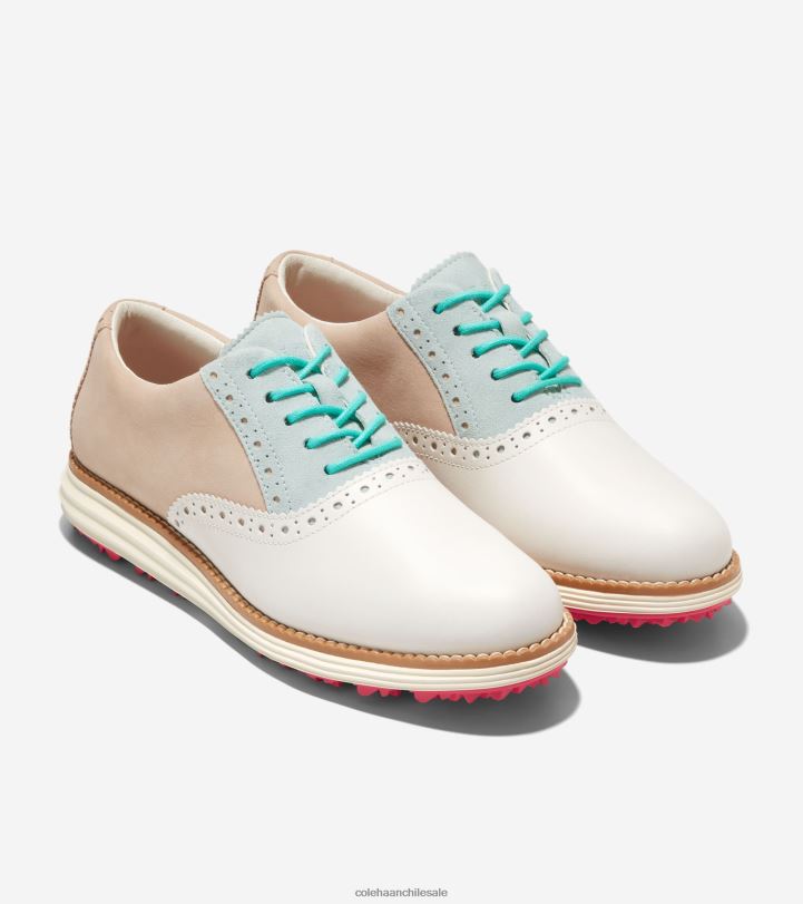 Cole Haan zapato de golf oxford de ala corta originalgrand cristal-marfil azul sésamo B8D8B213 mujer calzado