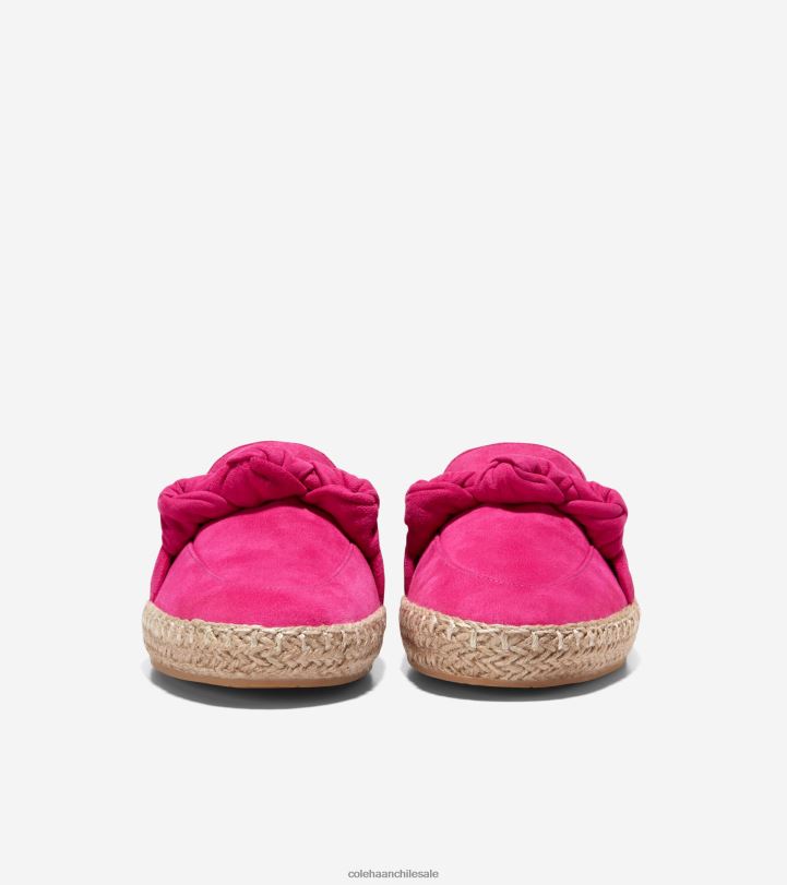 Cole Haan alpargata anudada cloudfeel ante rosa pavo real B8D8B224 mujer calzado