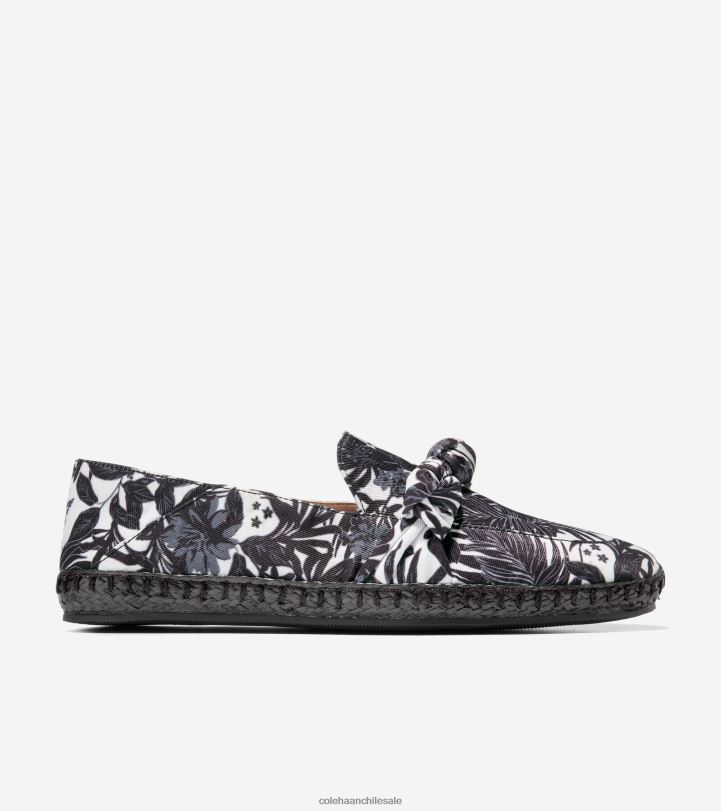 Cole Haan alpargata anudada cloudfeel estampado floral de beverly negro marfil B8D8B225 mujer calzado