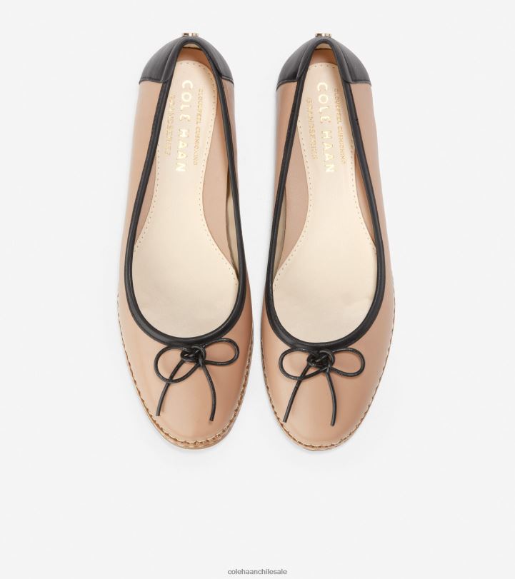 Cole Haan bailarina plana para todo el día cloudfeel pincel-negro B8D8B178 mujer calzado