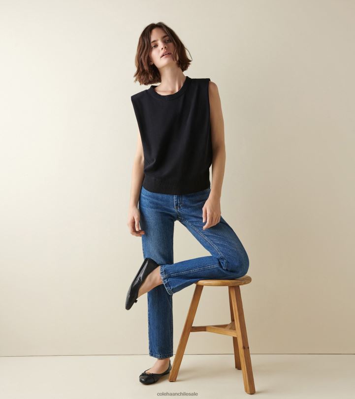 Cole Haan ballet arco tova negro B8D8B129 mujer calzado