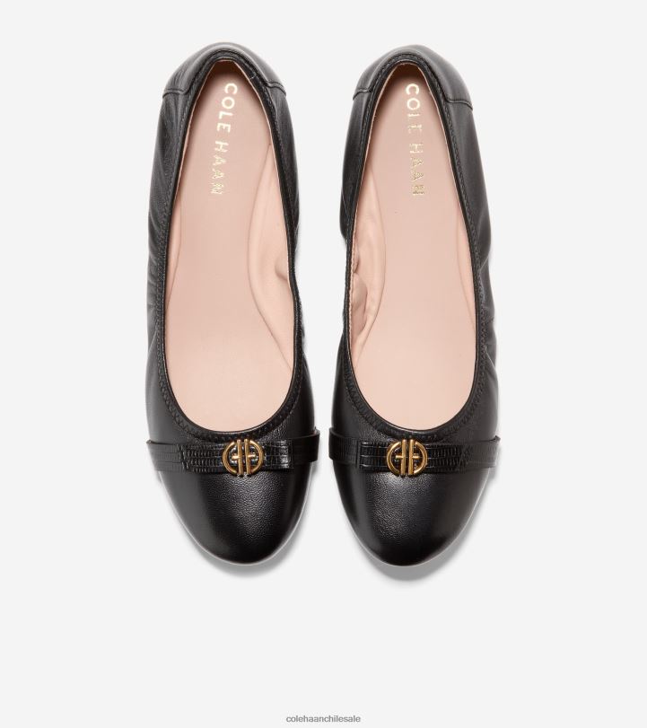 Cole Haan ballet arco tova negro B8D8B129 mujer calzado