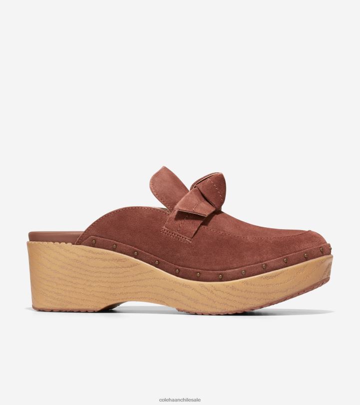 Cole Haan zueco de sensación de nube gamuza secoya B8D8B209 mujer calzado